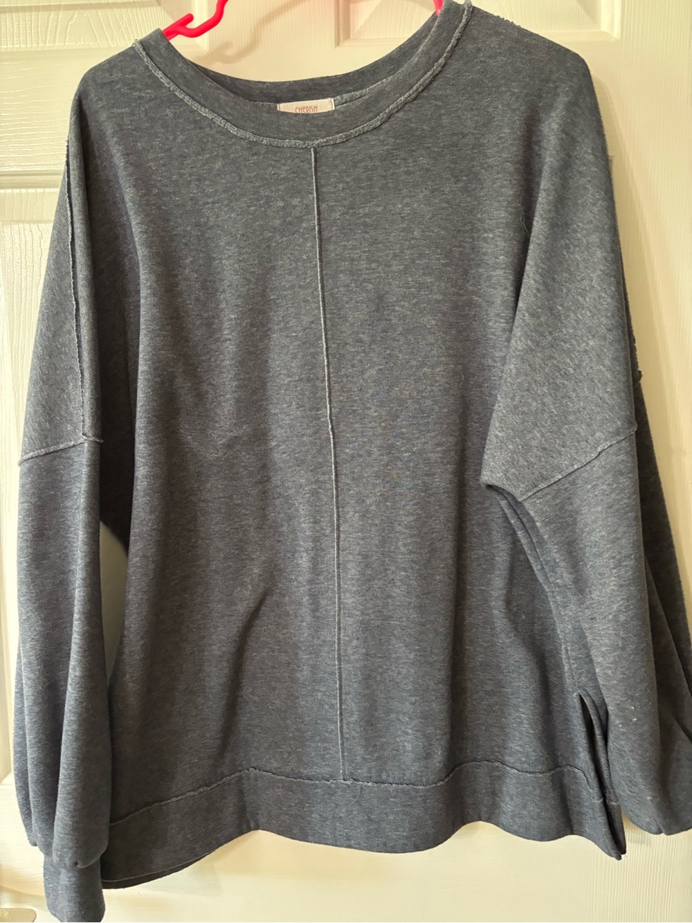Cherish Heather Gray Women's Crewneck Sweatshirt